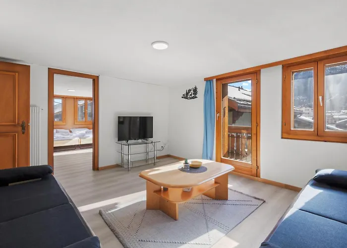 Διαμέρισμα Saastal, - 6 Pers, Vue, Parking Prive Saas-Grund