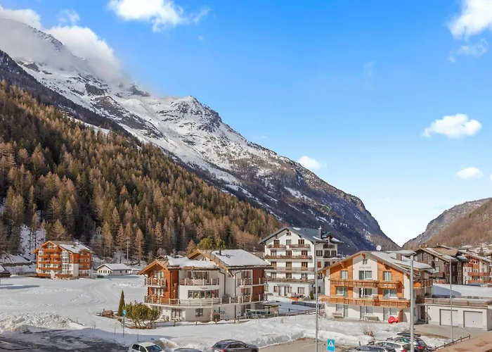 Saastal, - 6 Pers, Vue, Parking Privé Apartamento Saas-Grund